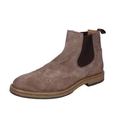scarpe uomo STUDIO MODE stivaletti marrone camoscio BC252