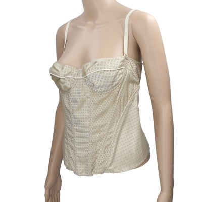 Top Donna AMULETI 44 Beige Lino AP14