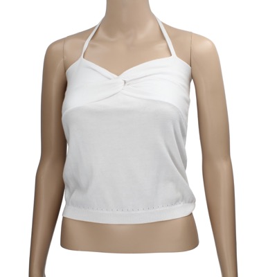 top donna DLINDOLLS M bianco cotone AK316