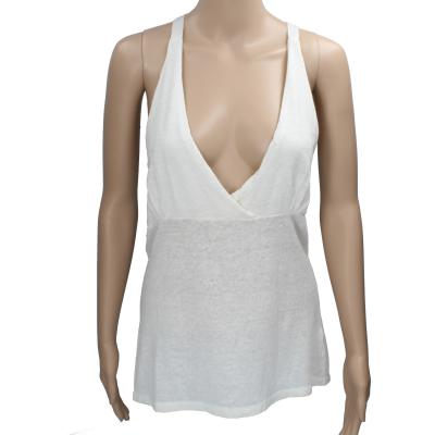 top donna STUDIO-J bianco panna lino AK317