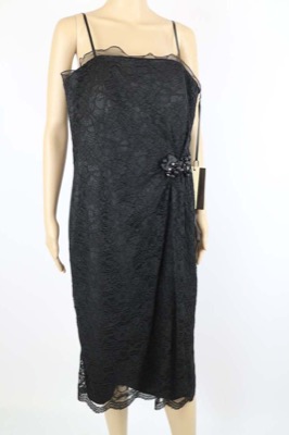 vestito donna ALTHEA 43 nero poliestere AM334