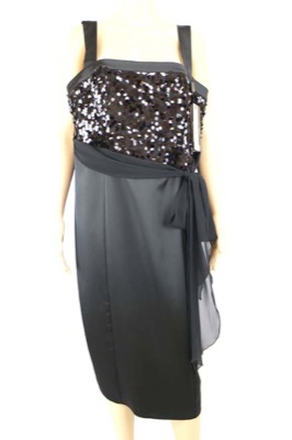 vestito donna ALTHEA 47 nero poliestere AM544