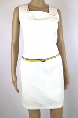 vestito donna BIANCOGHIACCIO 40 bianco poliestere AM338