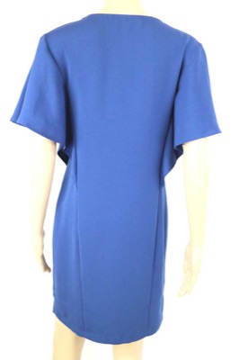 Vestito Donna BIANCOGHIACCIO 40 Blu Poliestere AM364