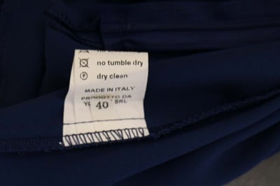 Vestito Donna BIANCOGHIACCIO 40 Blu Poliestere AM364