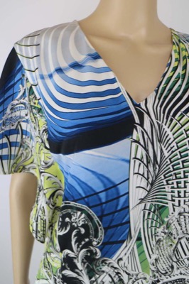 Vestito Donna BIANCOGHIACCIO 40 Multicolore Poliestere AM443