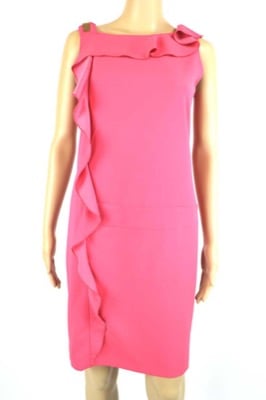 vestito donna BIANCOGHIACCIO 40 rosa poliestere AM281