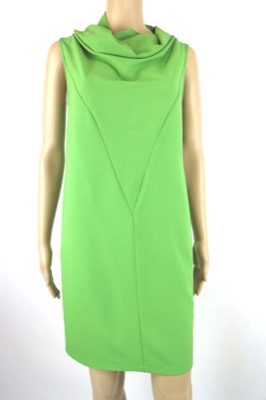 Vestito Donna BIANCOGHIACCIO 42 Verde Poliestere AM102