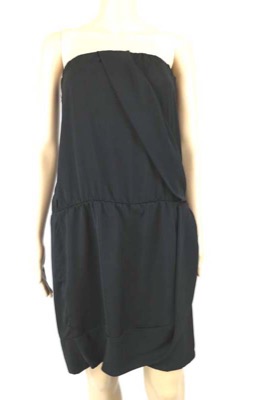 vestito donna BIANCOGHIACCIO 48 nero poliestere AM552