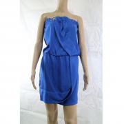 vestito donna BIANCOGHIACCIO blu poliestere AM448