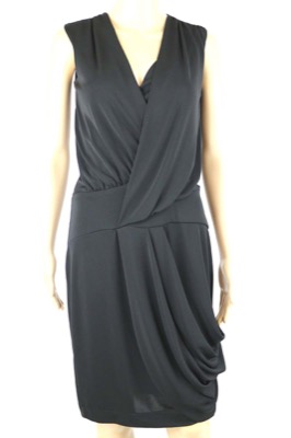 vestito donna BIANCOGHIACCIO S nero poliestere AM210