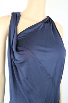 Vestito Donna ECLA 40 Blu Acetato AM447