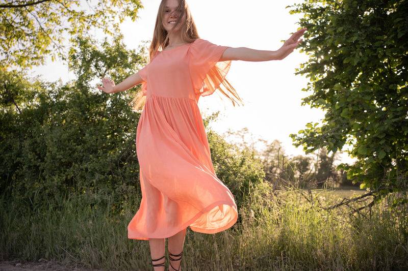 Olive E Miele ABITO DOROTHEA SALMONE