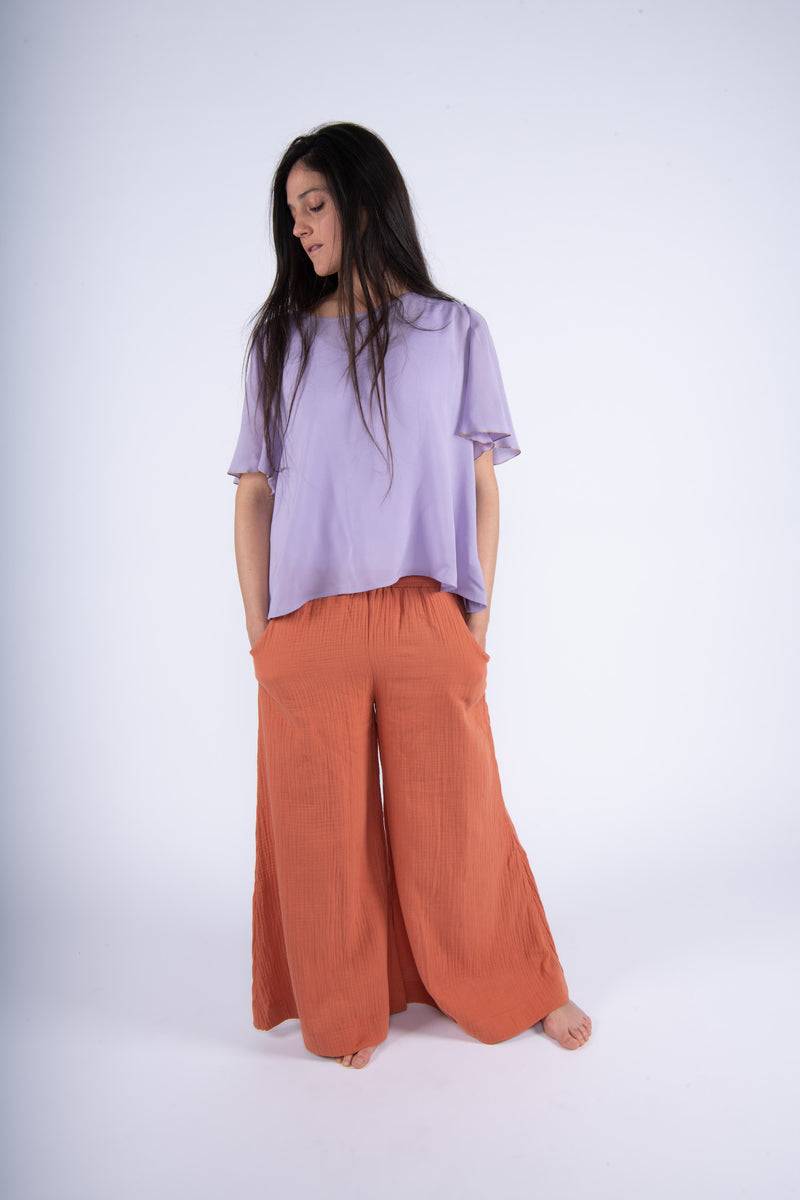 Olive E Miele BLOUSA DORA LILAC