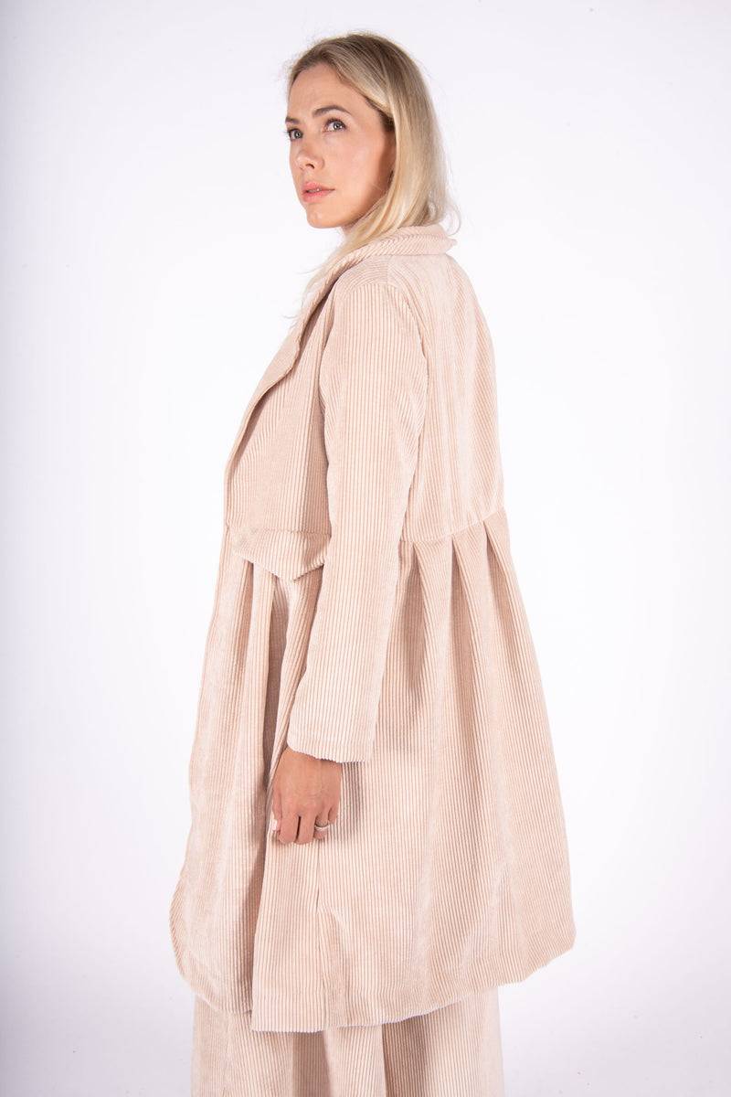 Olive E Miele CAPPOTTO NANCY VELLUTO CIPRIA