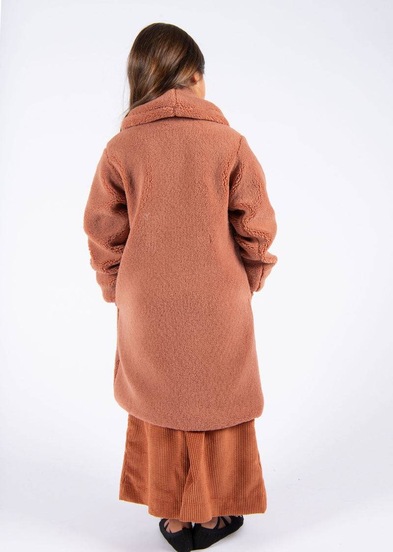 Olive E Miele CAPPOTTO PEGGY MATTONE