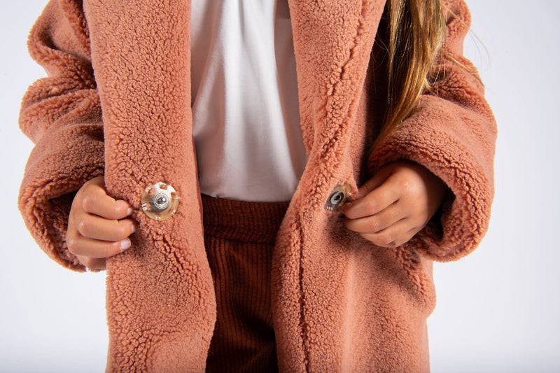 Olive E Miele CAPPOTTO PEGGY MATTONE