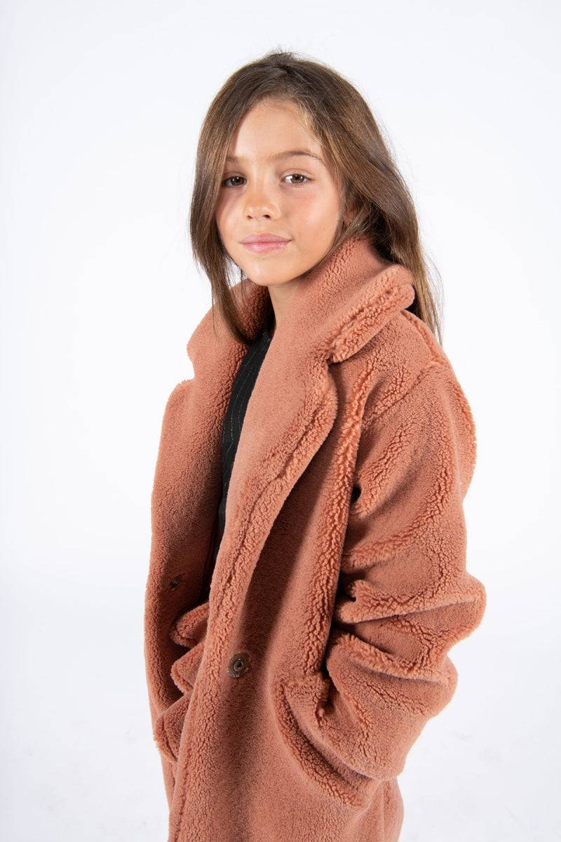 Olive E Miele CAPPOTTO PEGGY MATTONE