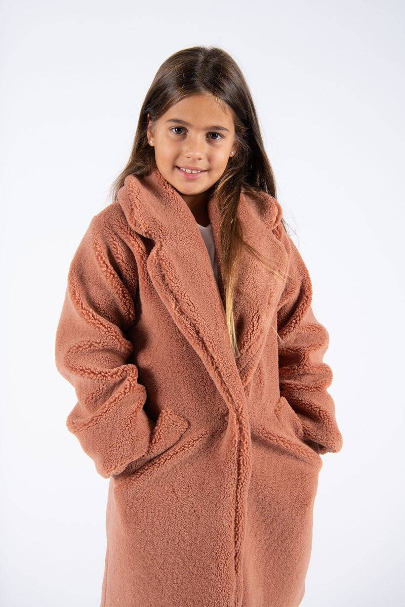 Olive E Miele CAPPOTTO PEGGY MATTONE