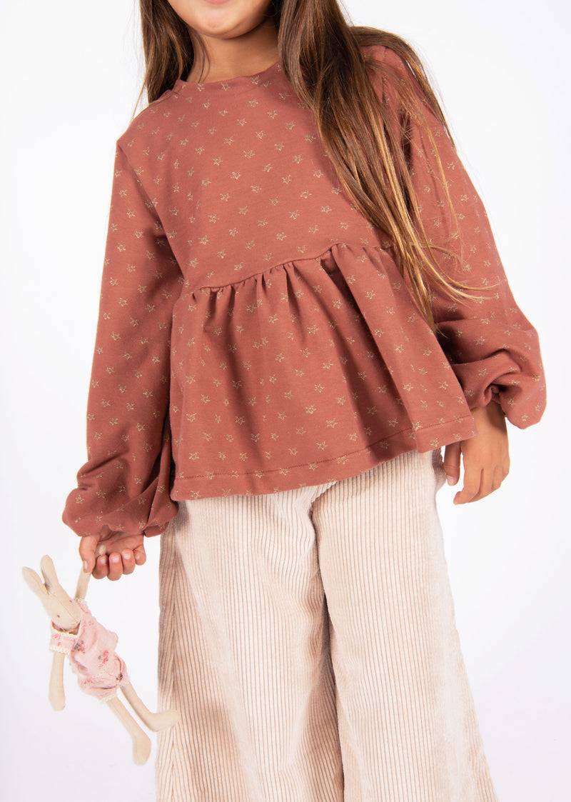 Olive E Miele FELPA KRISTHY STELLA