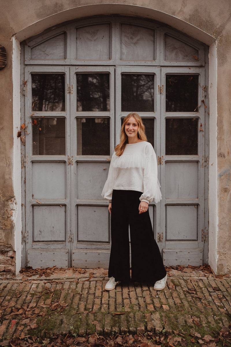 Olive E Miele FELPA MAGGIE WHITE