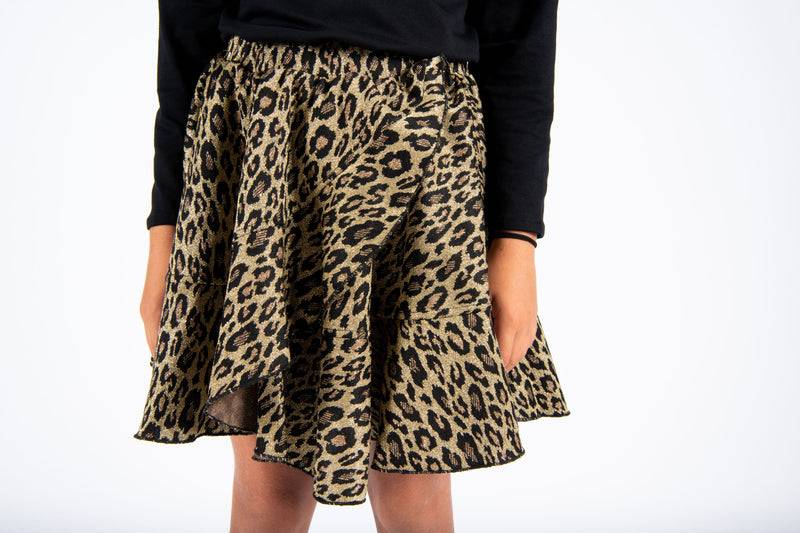 Olive E Miele GONNA BERTINA LEO LUREX