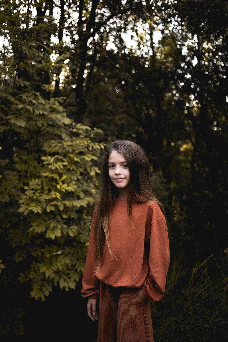 Olive E Miele MAGLIA AVALON COCCIO