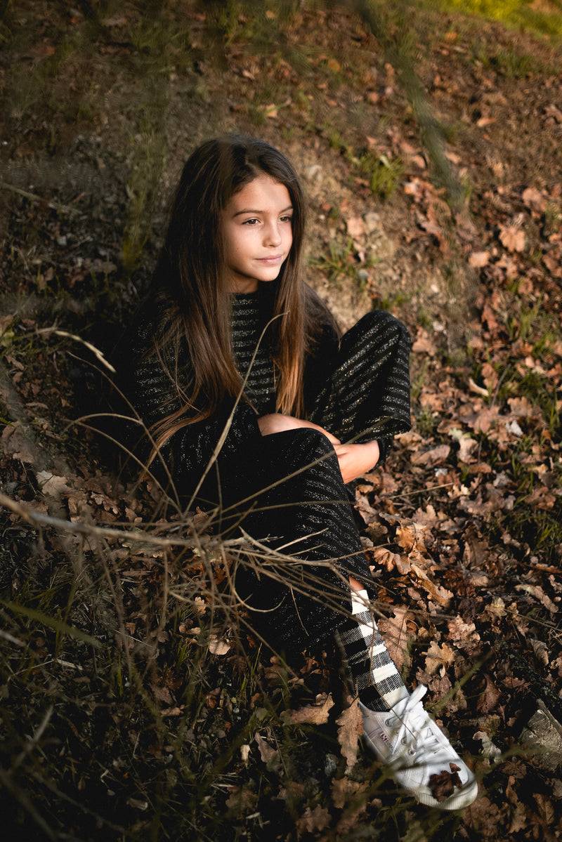 Olive E Miele MAGLIA AVALON LUREX