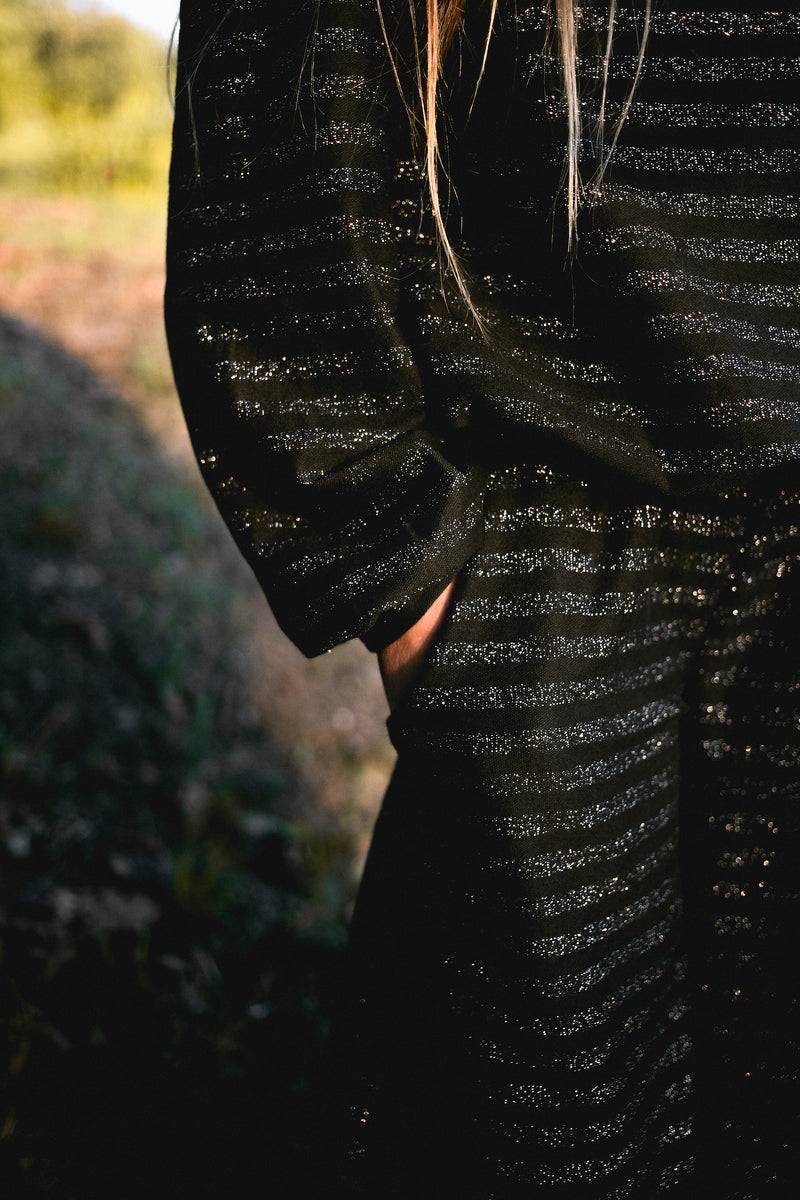 Olive E Miele MAGLIA AVALON LUREX