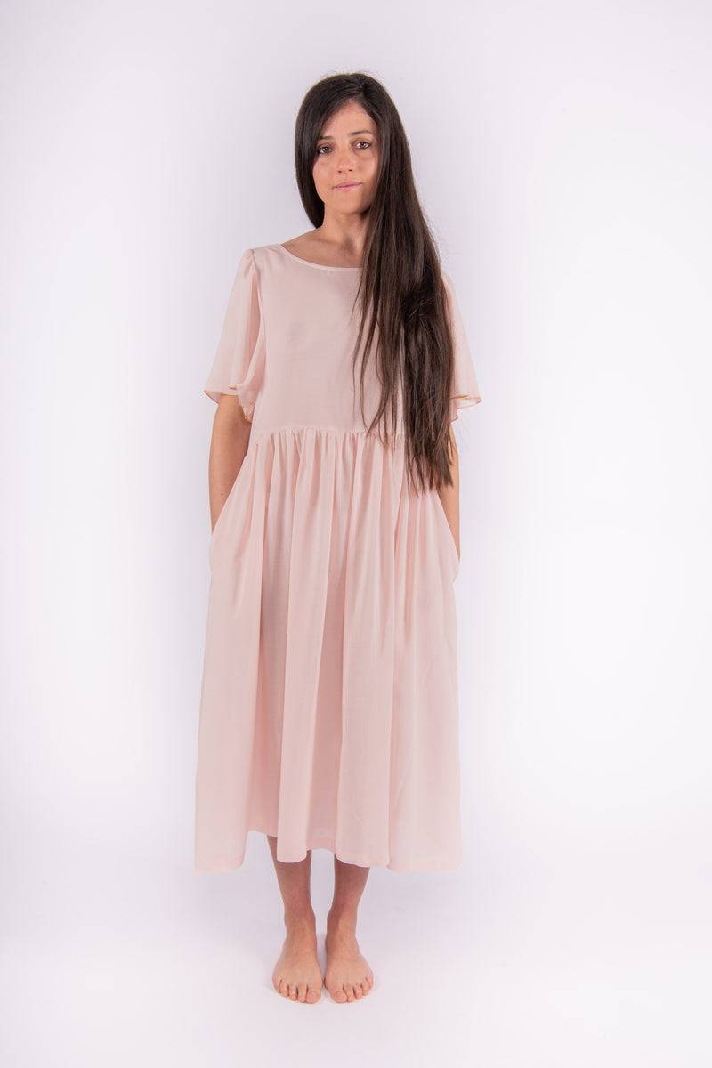 Olive E Miele MiniMe Abito Dorothea Cipria