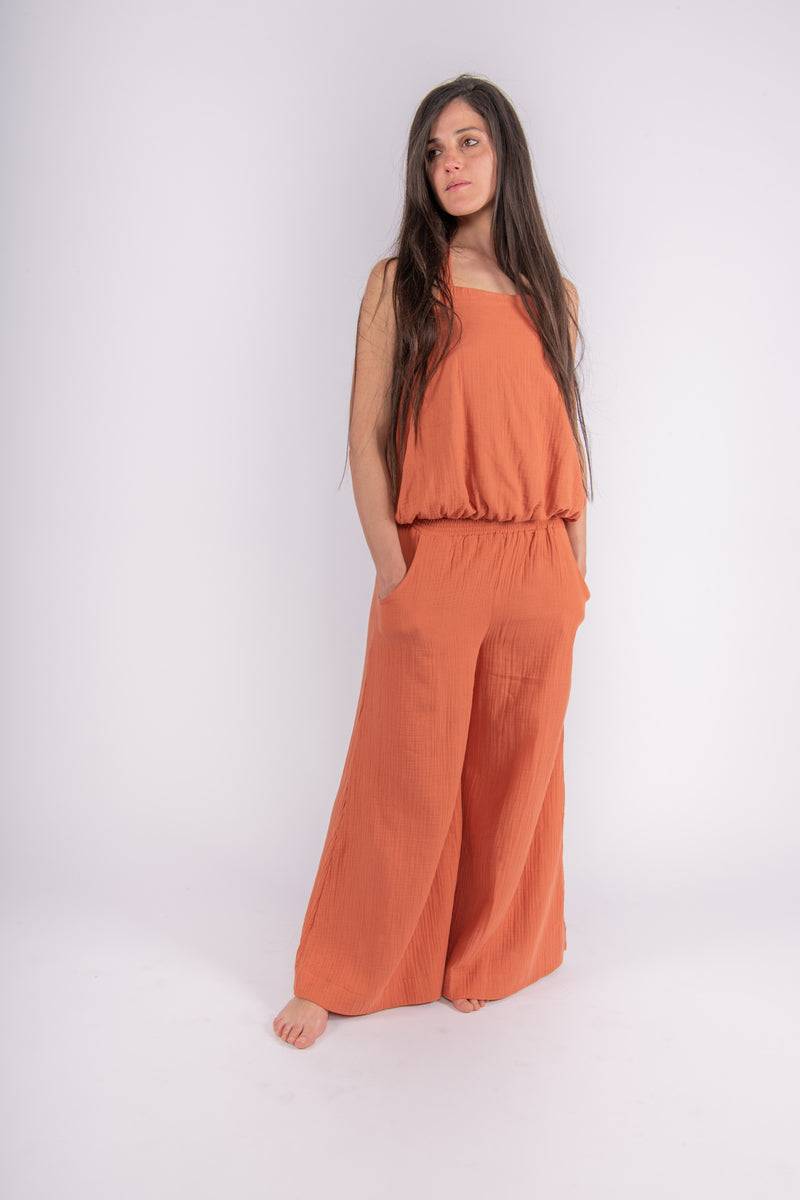 Olive E Miele PANTALONE MOLLIE ARGILLA