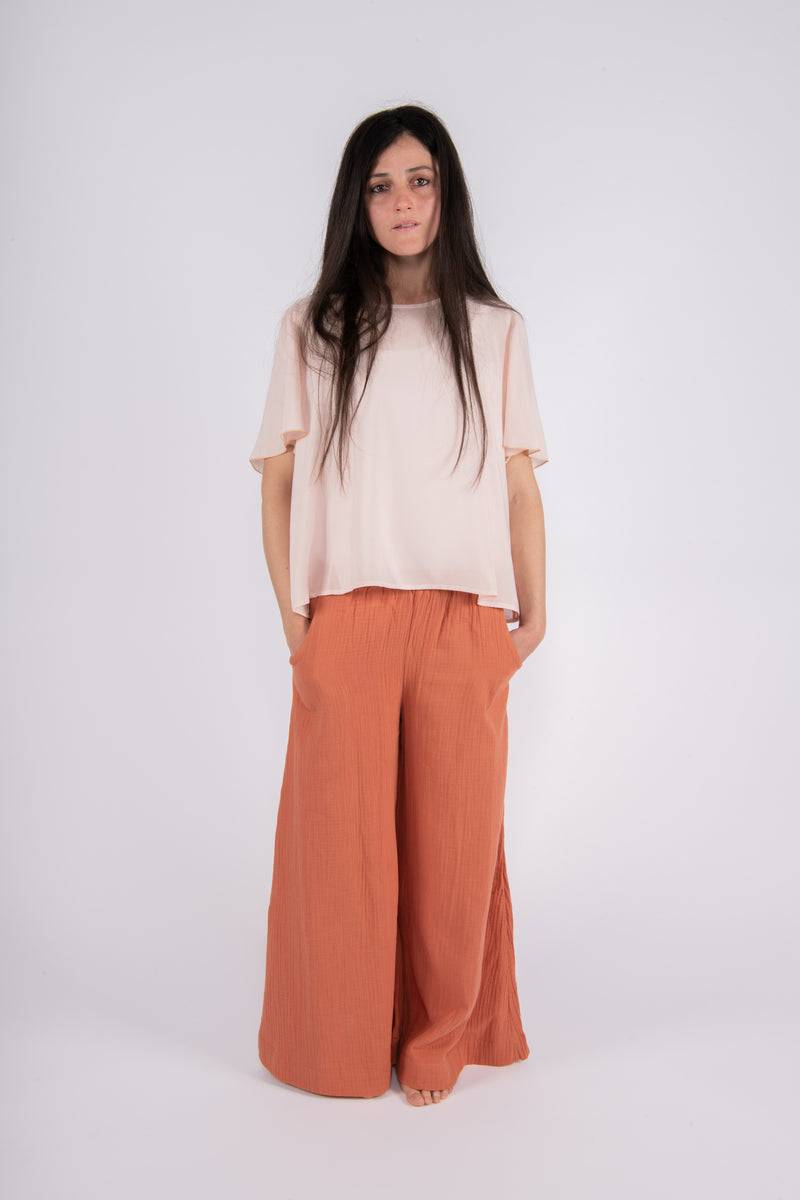 Olive E Miele PANTALONE MOLLIE ARGILLA