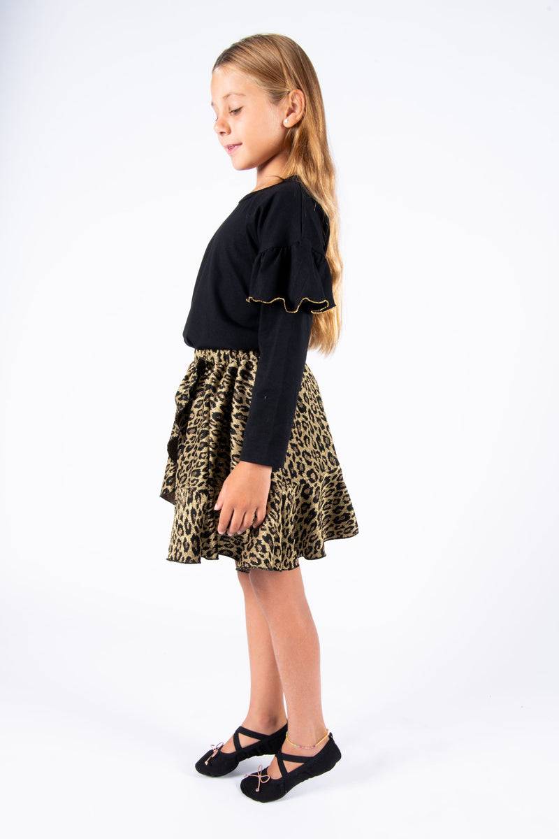 Olive E Miele T-SHIRT IDA BLACK