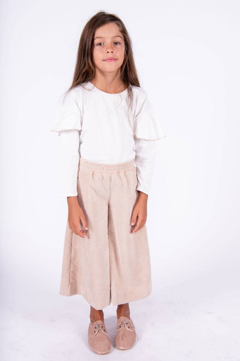 Olive E Miele T-SHIRT IDA WHITE