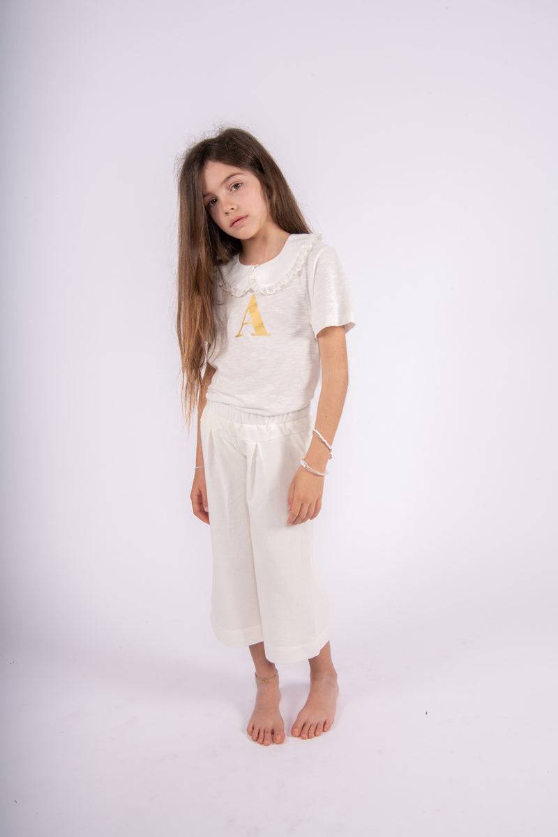 Olive E Miele T-SHIRT LETTER