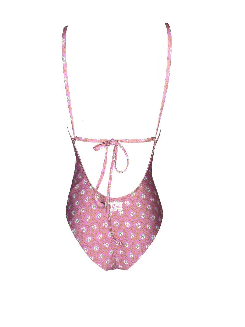 Olivia Gold Intero Con Scollatura E Accessorio Centrale