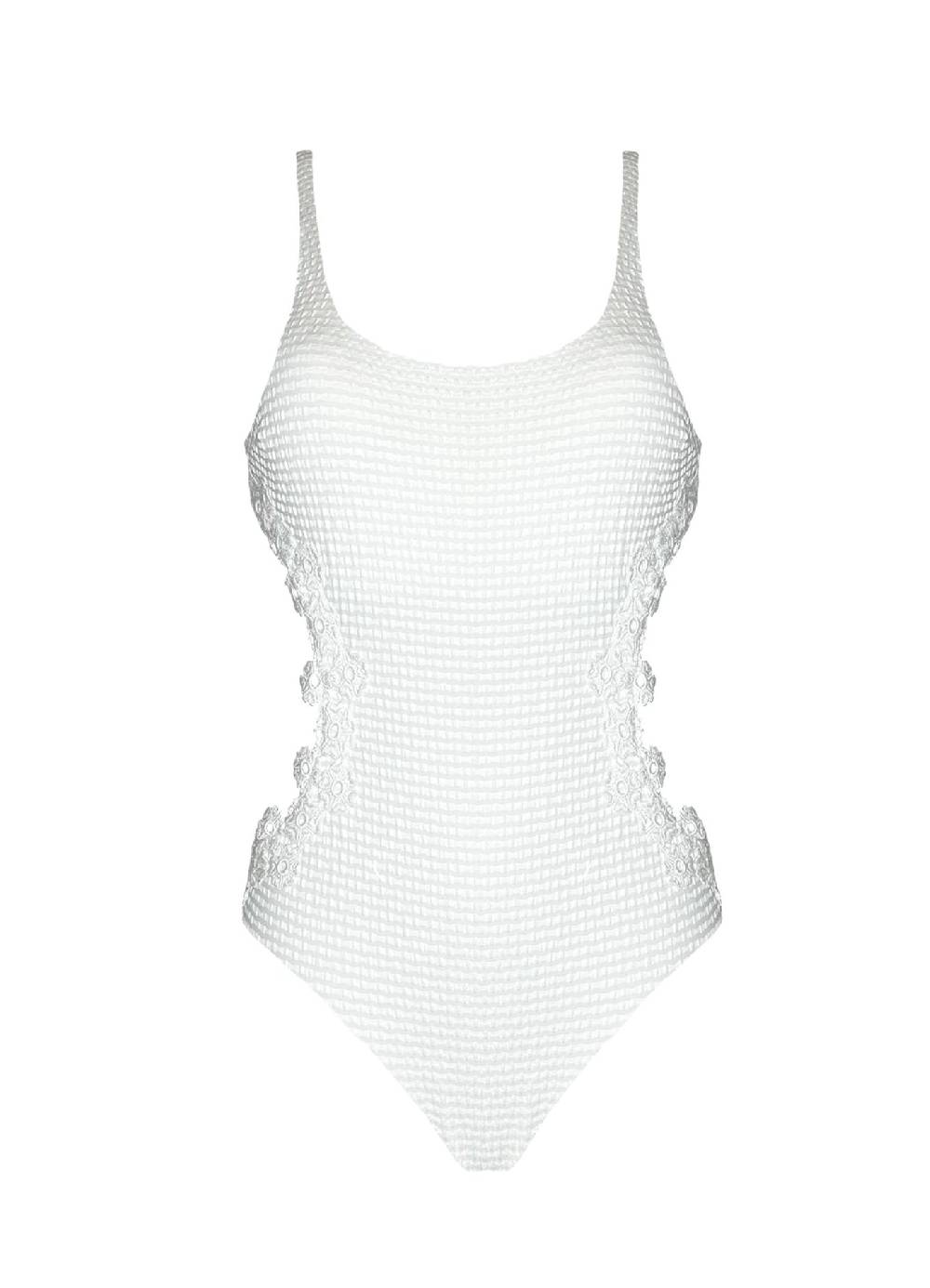 Olivia Gold Intero Con Tessuto Operato E Ricamo Macramé