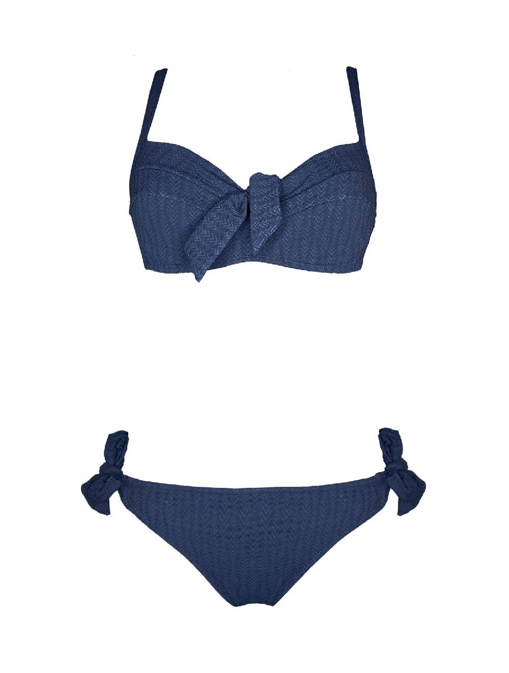 Olivia Gold Reggiseno A Balconcino + Slip Annodato