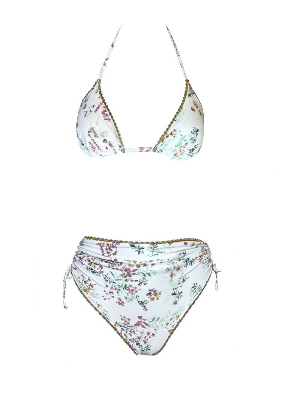 Olivia Gold Reggiseno A Triangolo + Slip A Vita Alta
