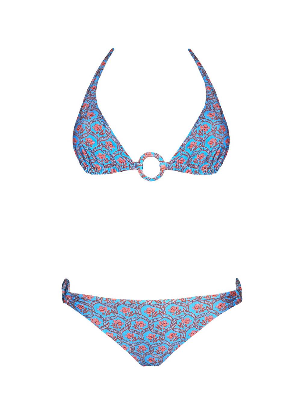 Olivia Gold Reggiseno Triangolo + Slip Con Accessori