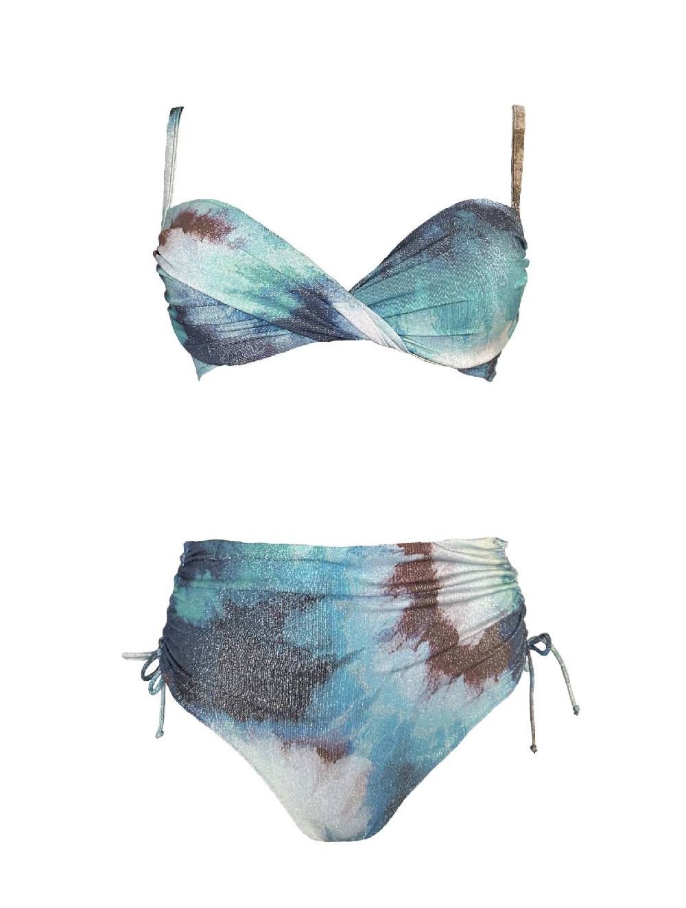 Olivia Gold Reggiseno A Balconcino + Slip A Vita Alta