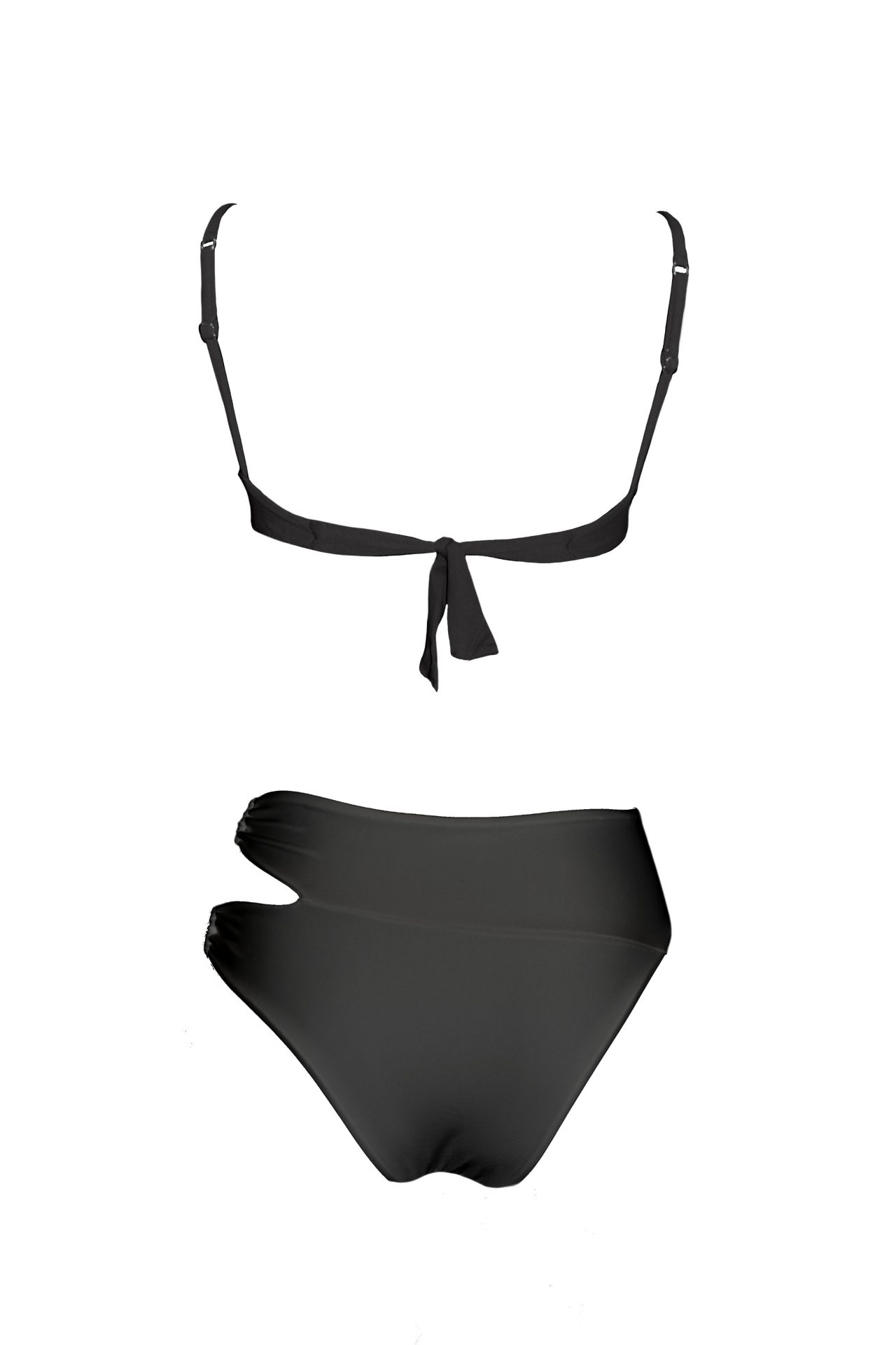 Olivia Gold Reggiseno Canotta + Slip A Vita Alta Con Accessori