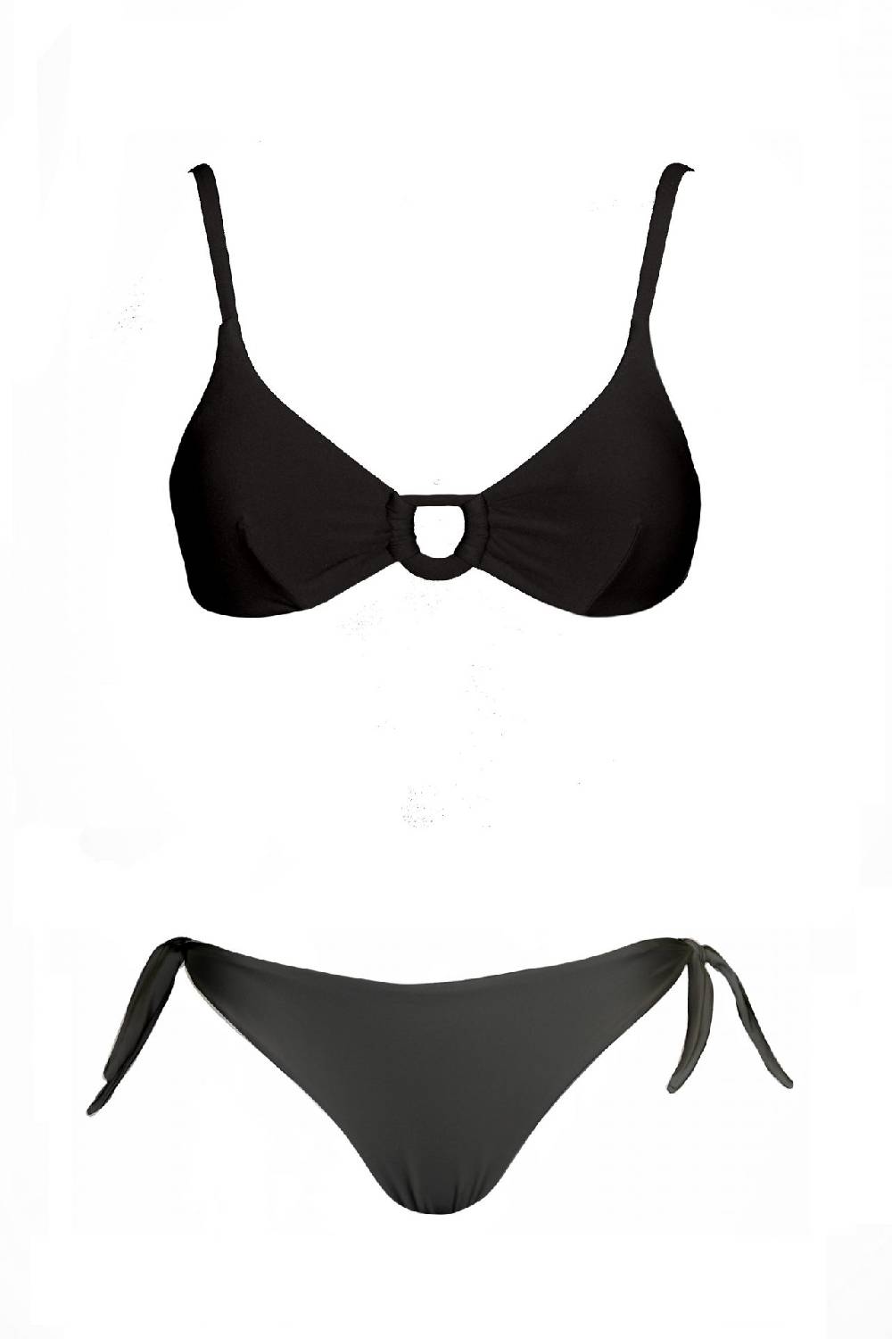 Olivia Gold Reggiseno canotta + Slip a vita bassa con fiocchi