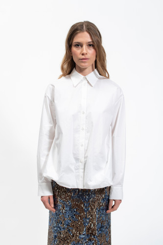 Olla Parèg CAMICIA OVER IN POPELINE DI COTONE