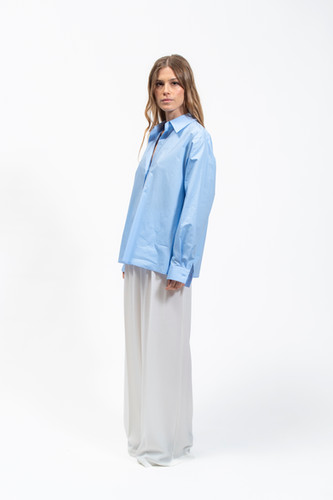 Olla Parèg CAMICIA OVER IN POPPELINE DI COTONE