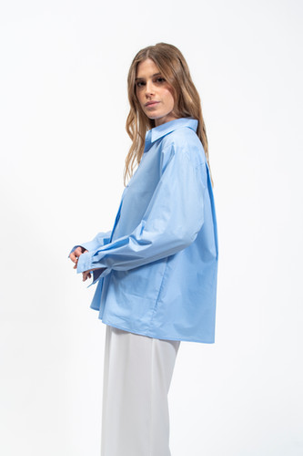 Olla Parèg CAMICIA OVER IN POPPELINE DI COTONE