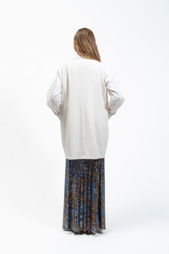 Olla Parèg GILET OVER IN CREPE STRETCH