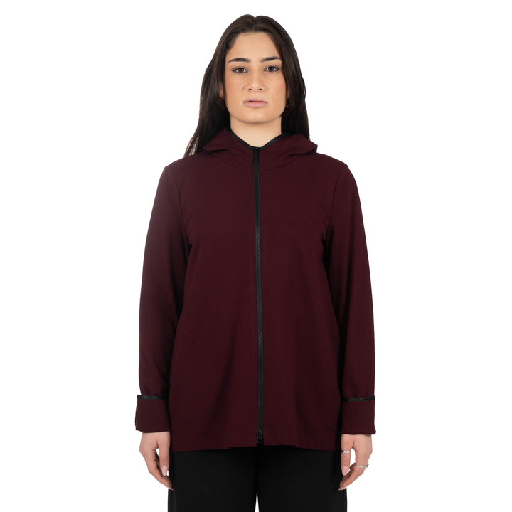 Oltre Tempo Giubbotto Over Con Passamaneria Fashion Al Dietro