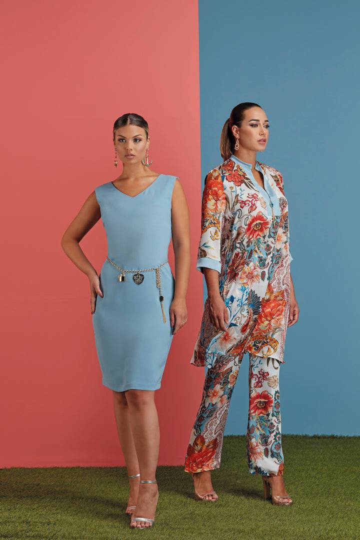 Oltre Tempo Abito tubino in cadì