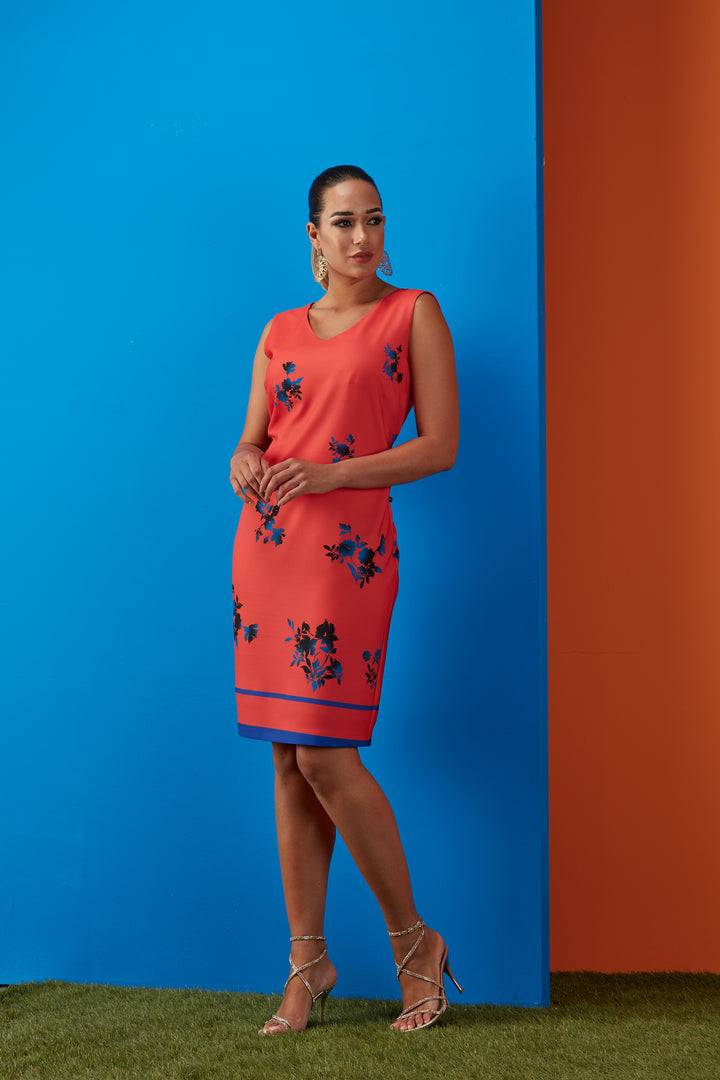 Oltre Tempo Abito tubino in fantasia